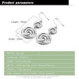 925 Sterling Silver Tai Chi Drop Earrings for Women