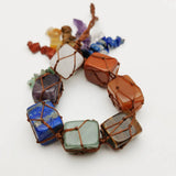 7 Chakra Stone Car Pendant Hanging Decoration Healing Amulet Home Decor