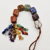 7 Chakra Stone Car Pendant Hanging Decoration Healing Amulet Home Decor