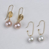 Unique Shape Freshwater Pearl Earrings for Women