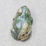 Crystal Healing Frog Statue Carved Crafts Ornament