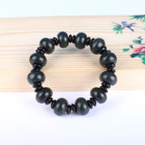 Dark Green Hetian Jade Bracelet Abacus Beads Women Men Nephrite Qing Jades