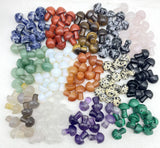 10PCS Quartz Crystal Mushroom Charms for DIY Jewelry Necklace