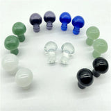 10PCS Quartz Crystal Mushroom Charms for DIY Jewelry Necklace