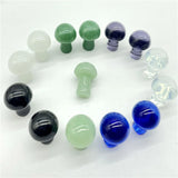 10PCS Quartz Crystal Mushroom Charms for DIY Jewelry Necklace