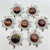 Tiger-eye Quartz Crystal Pendant Jewelry Making Accessories
