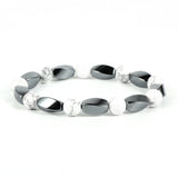 Men's Indian Hematite Stone Bracelet Tiger Eye Beads Jewelry