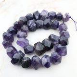 High Faceted Amethyst Gemstone Quartz Beads for Jewelry Making
