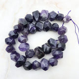 High Faceted Amethyst Gemstone Quartz Beads for Jewelry Making