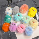 Rex Rabbit Fur Hamster Plush Toy Keychain Monster Car Key Chain Gift