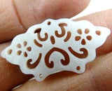 Natural Seashell Leaves Pendant Necklace 4PC