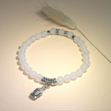 6mm Round Bead Bracelet Jades Topazs Agates Crystals Alloy Accessories