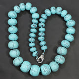 Opal Grey Agate Turquoise Necklace DIY Jewelry
