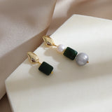 Asymmetric Pendant Earrings Women Stainless Steel Jewelry