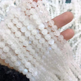 Moonstone Natural Stone Beads 4-8mm Round - DIY Necklace Bracelet Making