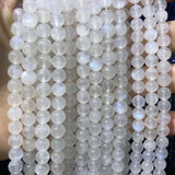 Moonstone Natural Stone Beads 4-8mm Round - DIY Necklace Bracelet Making