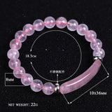 Natural Stone Beaded Bracelet Casual Jewelry Gift for Girlfriend Boyfriend