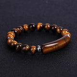 Natural Stone Beaded Bracelet Casual Jewelry Gift for Girlfriend Boyfriend