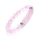 Natural Stone Beaded Bracelet Casual Jewelry Gift for Girlfriend Boyfriend
