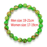Chakra Healing Natural Stone Bracelet for Couples