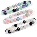 Chakra Healing Natural Stone Bracelet for Couples