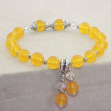 Olive Jade Opal Powder Tourmaline Stone Bracelet Wedding Gift