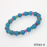 Tourmalines Bead Stone Bracelet for Women Girls