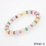 Tourmalines Bead Stone Bracelet for Women Girls