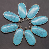 Natural Stone Pendants Agates Crystal Oval Phnom Penh Shape Rose Quartz Charms