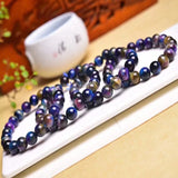 Natural Stone Tiger Eye Bracelet Beads Multicolor Tiger Eyes For Men Women Gift