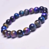 Natural Stone Tiger Eye Bracelet Beads Multicolor Tiger Eyes For Men Women Gift