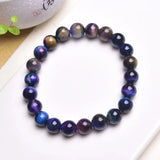 Natural Stone Tiger Eye Bracelet Beads Multicolor Tiger Eyes For Men Women Gift