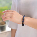 Natural Stone Tiger Eye Bracelet Beads Multicolor Tiger Eyes For Men Women Gift