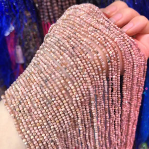 Natural Stone Rhodochrosite Faceted Loose Beads for Jewelry Making