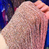 Natural Stone Rhodochrosite Faceted Loose Beads for Jewelry Making