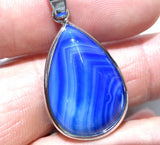 Natural Stone Agate Water Drop Pendant Charms for Jewelry Making