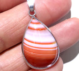 Natural Stone Agate Water Drop Pendant Charms for Jewelry Making