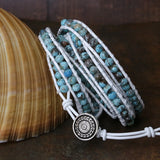 5 Strand Ocean Wrap Bracelet for Women Men