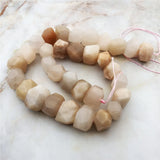 Natural Sunstone Beads High Irregular Champagne Stone Faceted Loose Beads