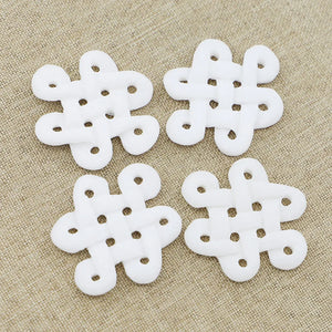 Natural Jade Chinese Knot Necklace Pendants Beads Charms Jewelry