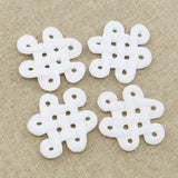 Natural Jade Chinese Knot Necklace Pendants Beads Charms Jewelry