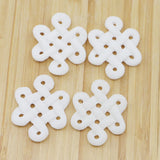 Natural Jade Chinese Knot Necklace Pendants Beads Charms Jewelry