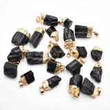 Irregular Tourmaline Stone Healing Reiki Raw Energy Chakra Pendants 20pcs/lot