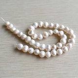 Freshwater Pearl Irregular Round Loose Beads 9-10mm 42pcs/lot