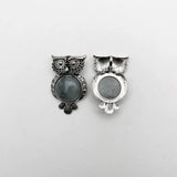 Retro ShimmerStone Owl pendant Necklace 12pcs/lot