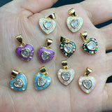 Heart Pendant Jewelry for Girls - Zircon Love Charms Necklace