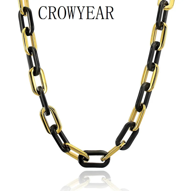 Silver Clavicle Chain Wide Choker Necklace