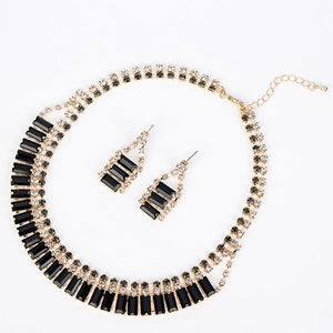 Chunky Crystal Choker Necklace & Pendant Jewelry for Women