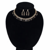 Chunky Crystal Choker Necklace & Pendant Jewelry for Women
