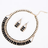 Chunky Crystal Choker Necklace & Pendant Jewelry for Women